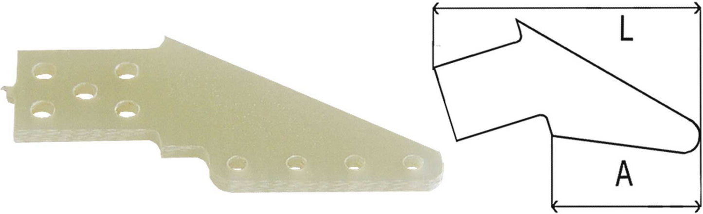 Planet Hobby 37mm Glass Composite Horns (10pce)