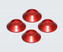 Phoenix Alloy M4 Countersunk Washer - Green (4pce)
