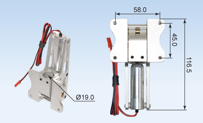 Phoenix Large/Giant Scale Nose Retract - GREAT VALUE >20kg RETRACTS