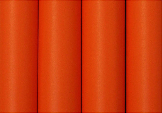 Oracover "Oratex"  Fabric Iron On Covering - Orange (2m x 60cm Roll)