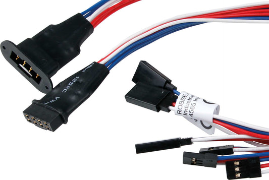 Robbe MPX 3 Servo Wing Connectors (2 Pair - i.e. 2xM + 2xF)