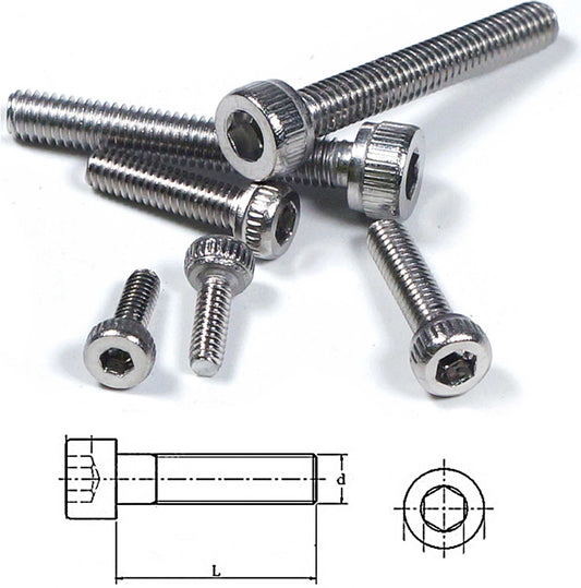 Robbe Hex Screw M4 30mm (30pce)