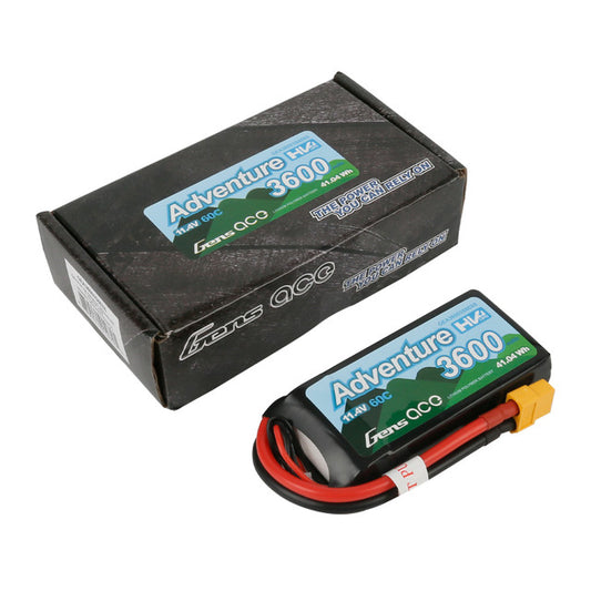 Gens Ace 3s 3600mAh LiPo 60C - XT60 Connector