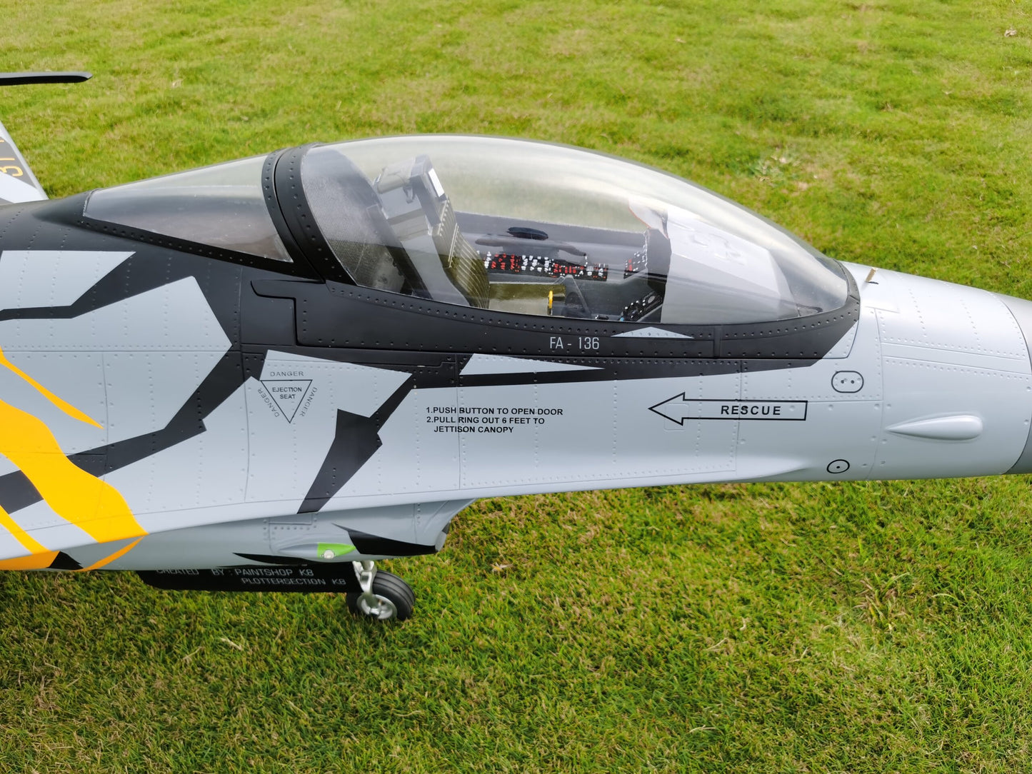 Pilot RC F16 - 1/6 Scale. PRE-ORDER NOW & SAVE $1000!