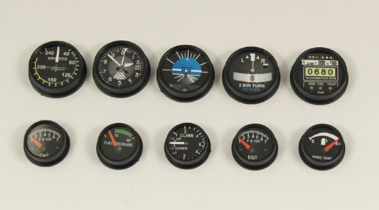 Aero Cockpit 1/4 Scale Instruments (10pce)