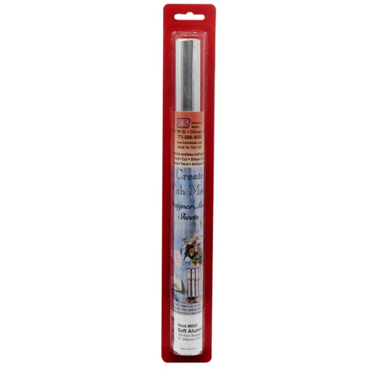 K&S 30" x 12" Soft Aluminium - 36 Gauge 0.005" (0.127mm)