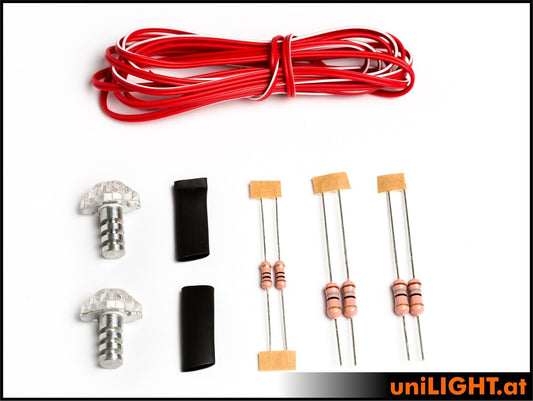 Unilight 8mm MINIX-035-NAVSET (Red+Green). HALF PRICE!