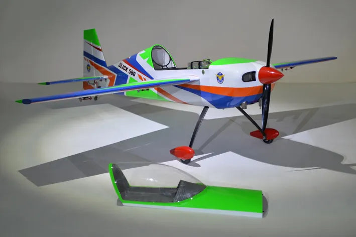 Phoenix Model 120cc Slick 580, DLE120, Canisters & High End Savox Servos - "All New Bargain!"