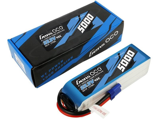 Gens Ace 6s LiPo 5000mAh 45c
