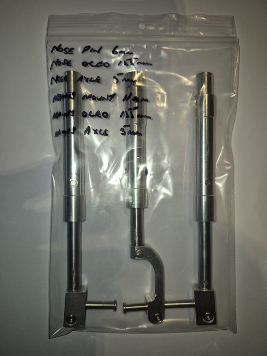 Heavy Duty Alloy Oleos - 155mm (3pce)